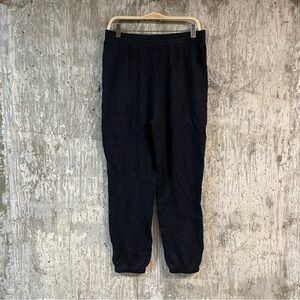 NAKED CASHMERE Women's Cotton Cashmere Jogger Pants Size L In Black